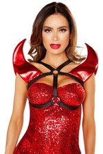 Roma Devil Horn Holster Harness 4811 Costume Accessory