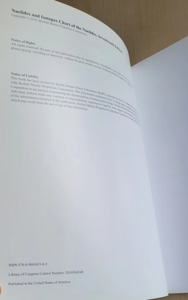 Nuclides and Isotopes - Chart of the Nuclides 2010 17th Edition (Paperback) - Image 3 of 3