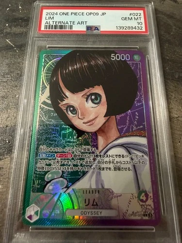 Lim (022) (Parallel) OP09-022 Emperors in the New World Foil PSA 10