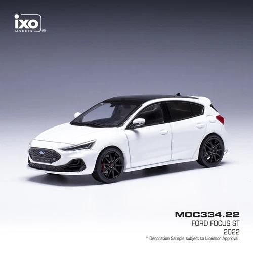 Ford Focus ST 2022 Metallic White 1:43 Scale IXO MOC334
