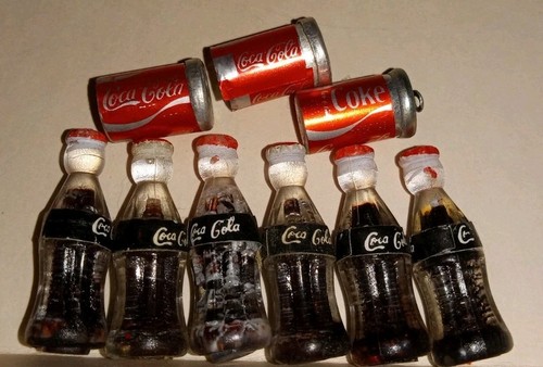 NWFashion Miniature Steel Soda Cans - 6pcs Dollhouse Accessories For Miniature Scenes