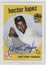 2018 Topps Archives Fan Favorites 1959 Design Hector Lopez #FFA-HL Auto q3x