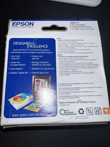 Epson 252 schwarz, C/M/Y 4er-Pack Kombi-Tintenpatronen - (T252120-BCS) EXP: 11/25 - Bild 2 von 3