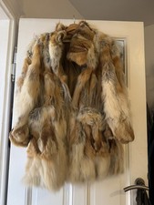 Felljacke  Jacke Gr. M Echtfell Kurzmantel Pelz Fell Fuchs Vintage super leicht 