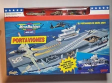 Micro Machines Galoob Military 1994 Playset Famosa Aircraft Carrier Sealed