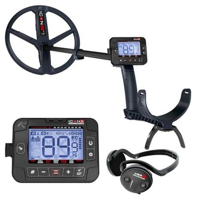XP ICONX Metalldetektor, 28cm Suchspule, kabellos, FMF Multifrequenz, WSA ST