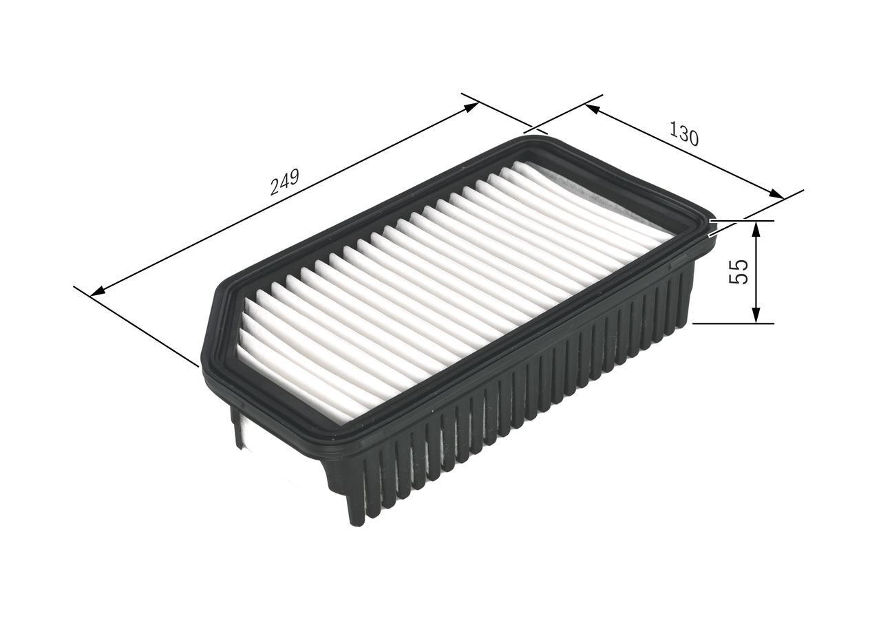 BOSCH CAR AIR FILTER S0137 - F026400137 - Image 47