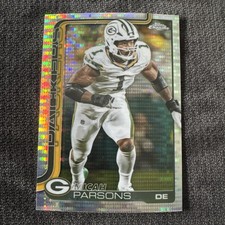 2025 Topps Chrome Football Micah Parsons Pulsar Green Bay Packers