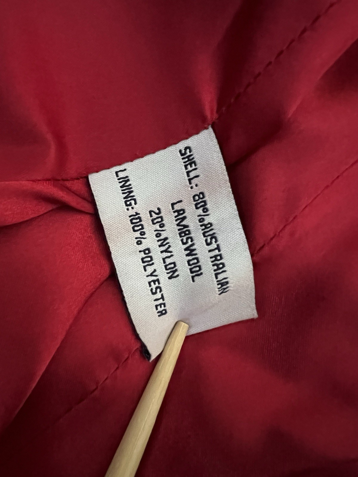 Pendleton Australian Lambswool Blend Cherry Red D… - image 4