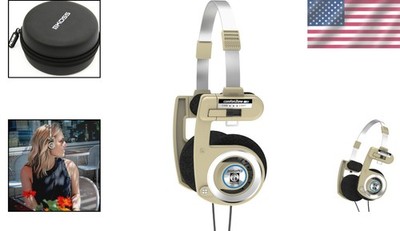 Koss Porta Pro Classic Headphones - Rhythm Beige, Wired 3.5mm, Mic