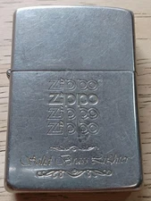 Zippo Lighter August 1987 Used Good Condition Refillable