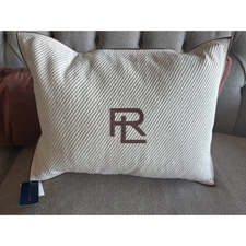 New Ralph Lauren Jean Basketweave Decorative Throw Pillow 15" x 20"
