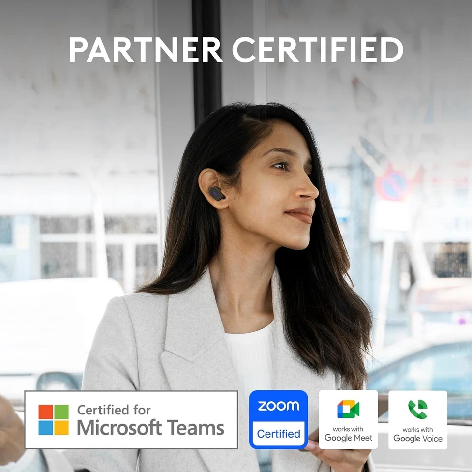 Logitech Zone True Wireless Bluetooth Noise Canceling Earbuds - Rose - Image 2 of 4