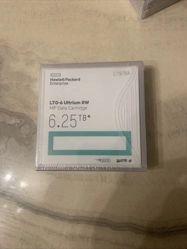 9x HP Original C7976A LTO-6 Ultrium RW MP Data Tape Cartridge - 6.25TB Purple