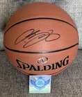 lebron james signed basketball /coa