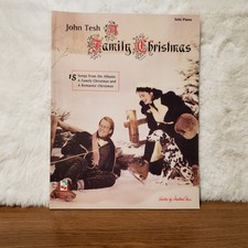 John Tesh A Family Christmas Solo Piano Songbook Sheet Music 15 Songs 1996