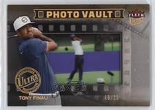 2023 Fleer Ultra Image Variant A Gold 19/25 Tony Finau #FC-7A 3d2