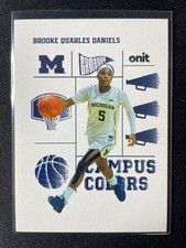 2025-26 Onit Brooke Quarles Daniels Campus Colors #CC-9 Michigan Wolverines!!!