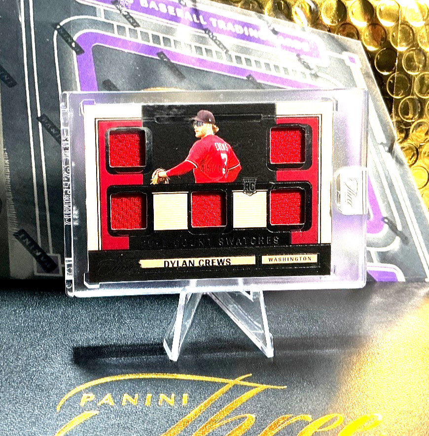 2025 Panini Three and Two - Full Count Swatch Dylan Crews #FCS-DC   /49 National