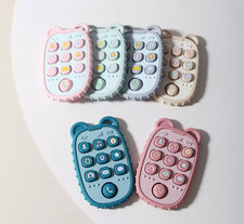 Food Grade Silicone Baby Mobile Phone Shape Teething Toy