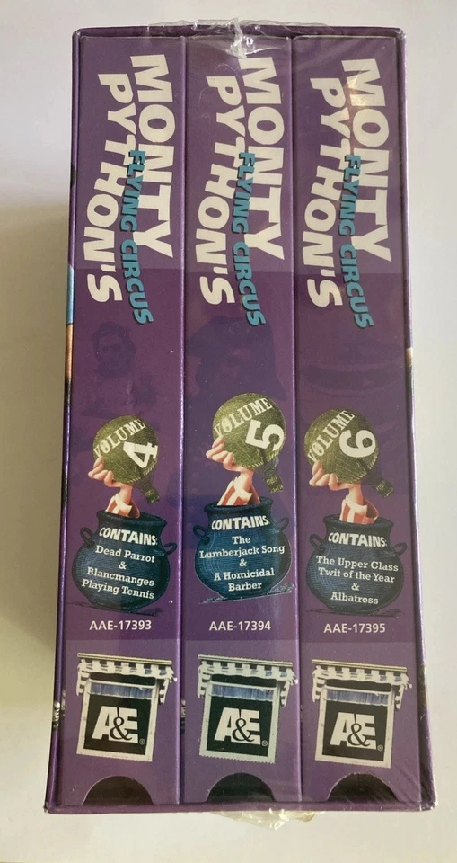 NIP Monty Pythons Flying Circus 3 VHS Tapes Set 2: Eps 7-13 in Season One (1999) - Image 2 of 3