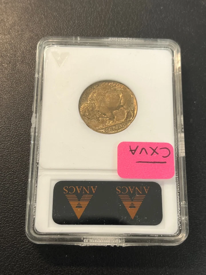 1913 BUFFALO NICKEL TYPE 2 ANACS MS-64 - UNCIRCULATED - CERTIFIED SLAB - 5C - Image 2 of 2