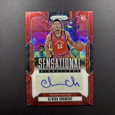 2024-25 Panini Prizm Ulrich Chomche RC Red Choice Sensational Signatures SP