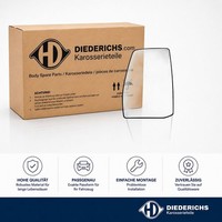 Spiegelglas Aussenspiegel Links Diederichs 1456029 FÜR Ford Ersatzglas Spiegel