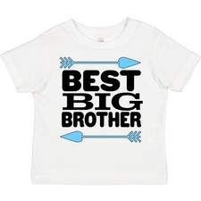 Inktastic Best Big Brother Toddler T-Shirt Children Sibling New Expecting Little