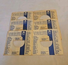 45 RPM 7" RECORD SLEEVES CO. SLEEVE 6 PACK SEE PHOTOS Liberty Records SLV341