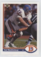 1991 Upper Deck Karl Mecklenburg #105 11xl