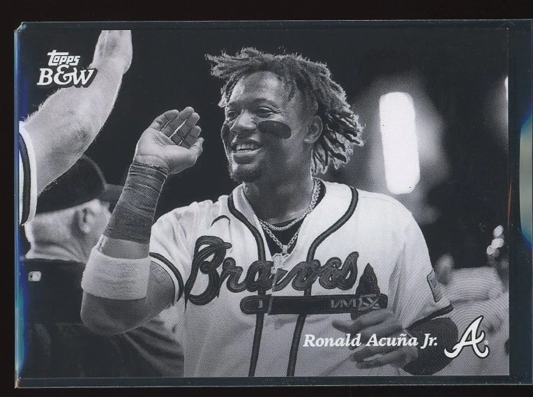 2023 Topps Black & White - Ronald Acuña Jr. #38 for sale | eBay