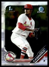 2019 Bowman Chrome Prospects Genesis Cabrera St. Louis Cardinals #BCP-142