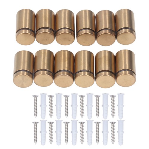 12Pcs Standoff Schraube 19x30mm Wand Montieren Werbung Verschluss Set Kit - Bild 9 von 23