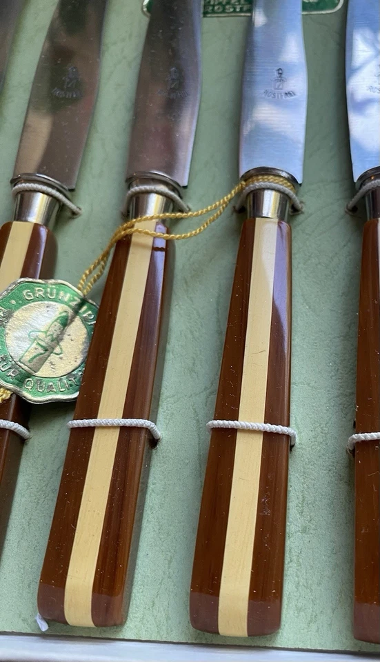 Vintage Bakelit Obst Messer Solingen Germany Rostfrei - Bild 3 von 4