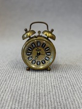 Estyma West German Vintage Mechanical  Glow In Dark Alarm Clock Untested