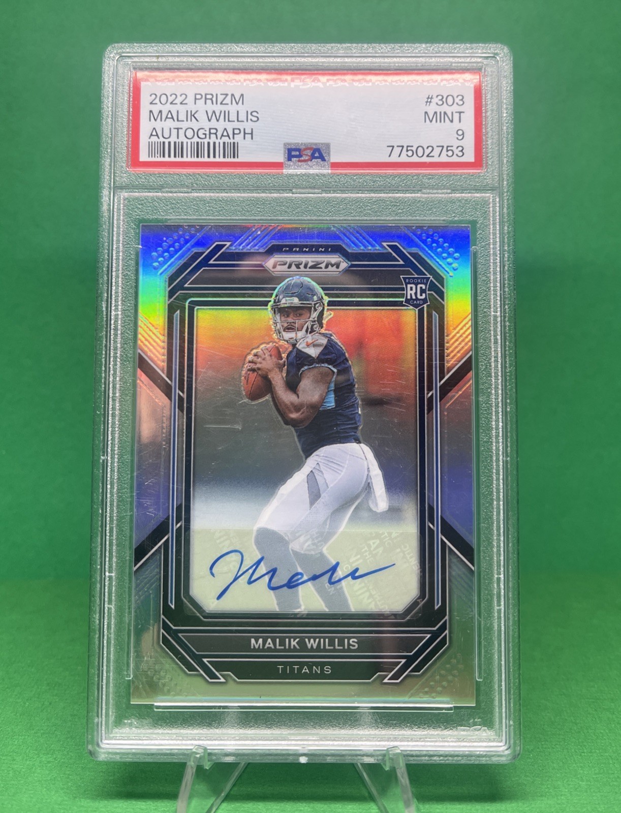 2022 Panini Prizm - Rookies Malik Willis #303 Silver Prizm Autographs (AU, RC)