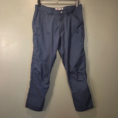 Fjallraven Men's High Coast Trousers Size US 32 Long Navy Blue Outdoors Gorpcore