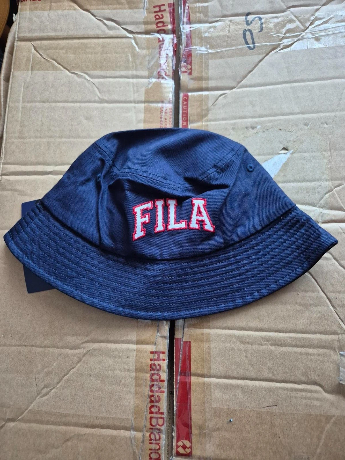 Fila Kella Archive Logo Bucket Hat Peacoat Navy Blue One Size
Opens in a new window or tab