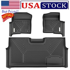 Car Floor Mats Liner For 2010-2014 Ford F-150 F150 Supercrew Cab Tpe All-weather Car Floor Mats Liner For 2010-2014 Ford F-150 F150 Supercrew Cab Tpe All-weather