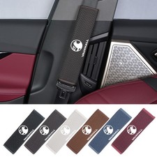 For Vauxhall Car Ice Silk Seat Belt Pads Safety Cushion Shoulder Strap Covers