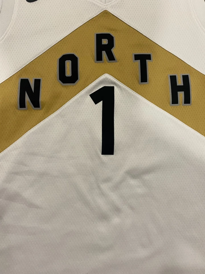 Raptors Nike 2019 City Edition Jersey - XL - Size 52 - White & Gold - North - Image 2 of 4