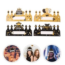 4 Pcs New Year Eve Party Hats Paper Paperhats Accessories for Year?s