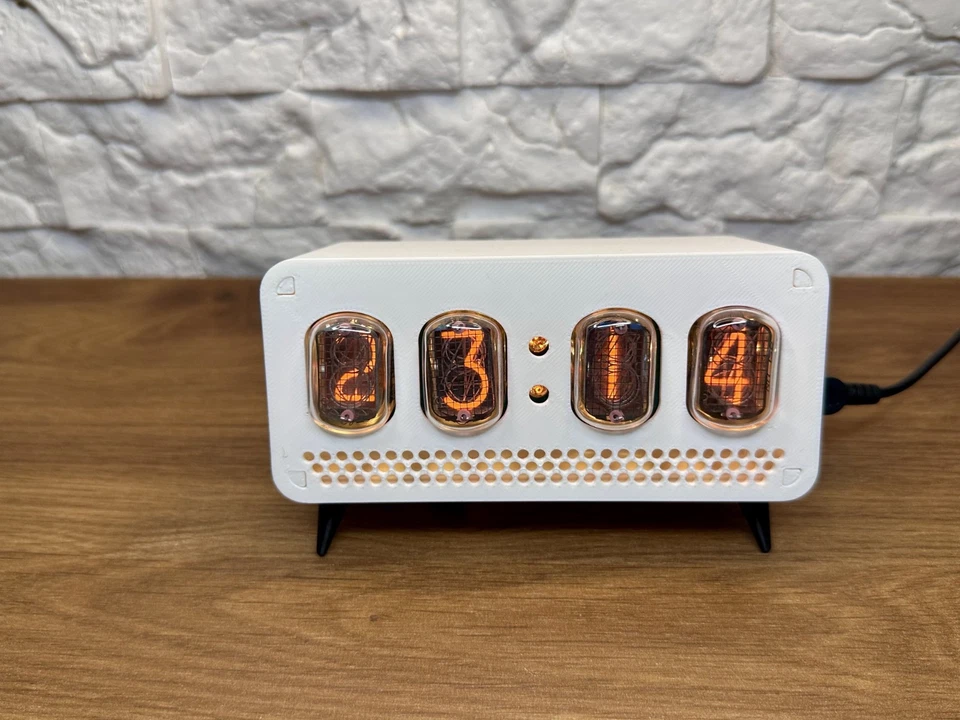 NIXIE CLOCK In-12 with tubes 4 Digits + LED RGB Backlight + Mini USB cable - Image 3 of 4