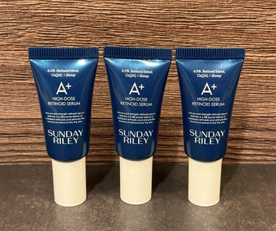 Sunday Riley A+ High Dose Retinoid Serum 0.17oz/5ml Bundle Of 3