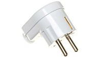 Winkelstecker 16A 2P+Z Uni-Schuko 250V Weiß WT-16U WT-16U Bi