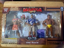 WWE Generation Maivia Legacy Elite Collection The Rock 3 Figure Pack