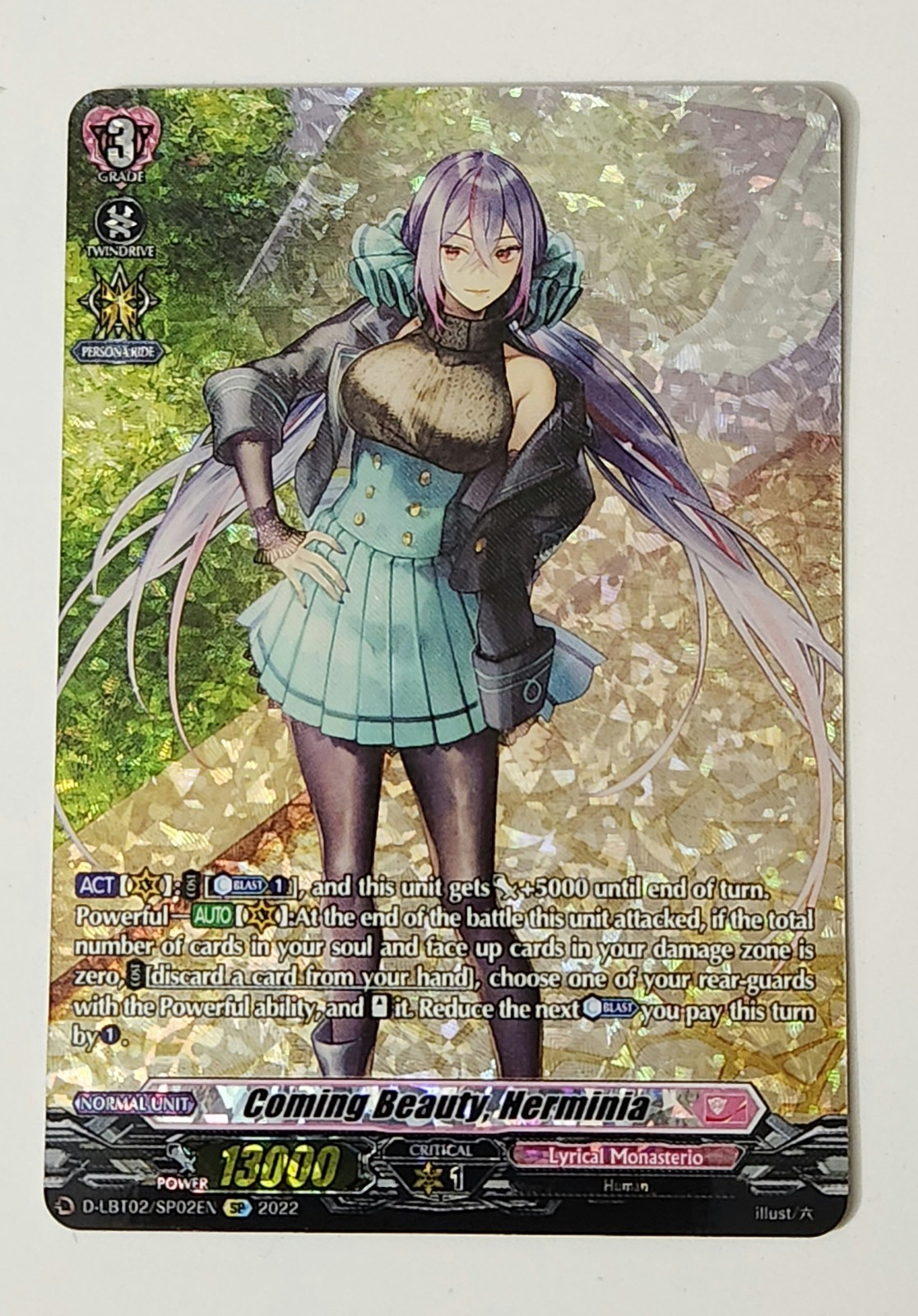 Cardfight Vanguard Coming Beauty, Herminia D-LBT02/SP02EN SP Lyrical Monasterio