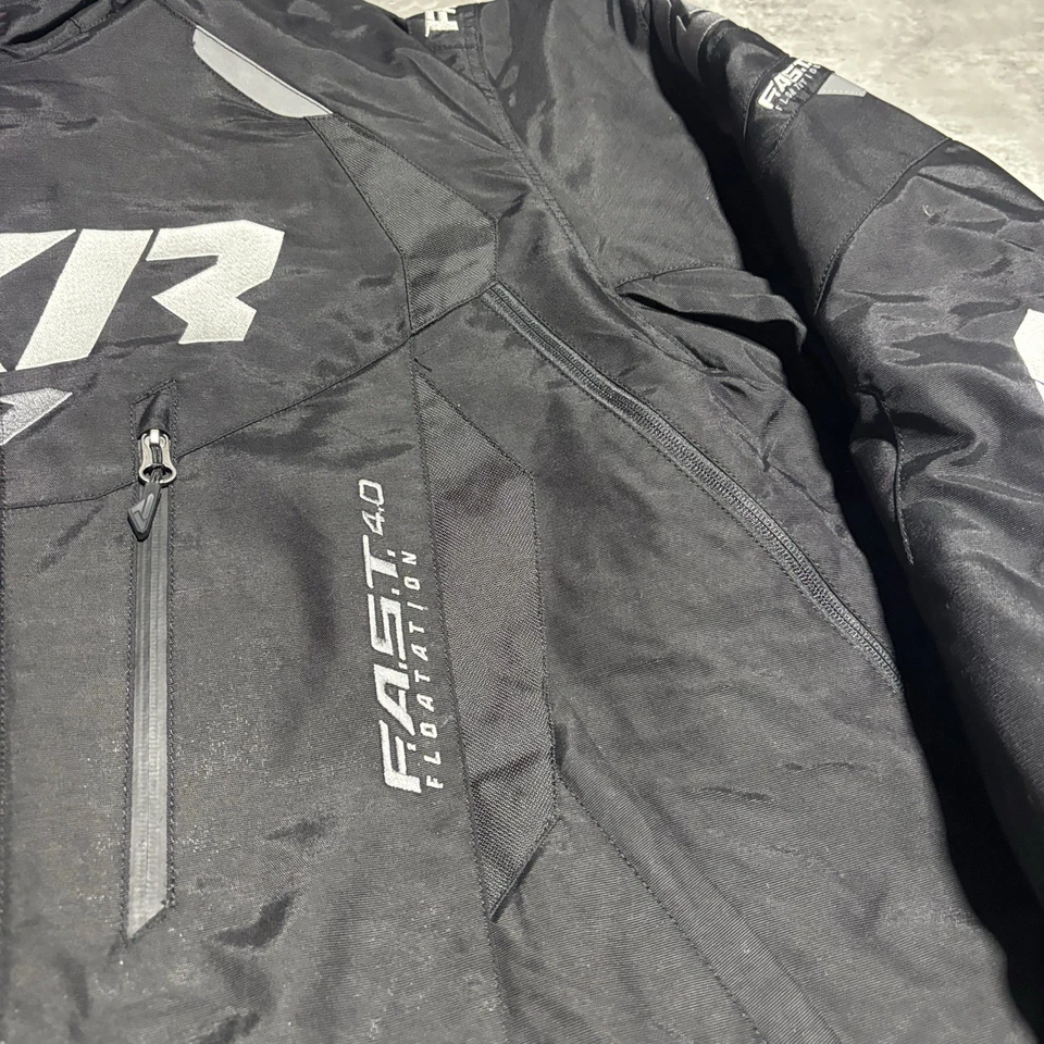 FXR Team 2 in 1 Jacket Men's 4XL XXXXL Black Snowmobile Floatation 4.0 Ski - Image 3 of 4