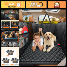 Dog Car Seat Cover With Hard Bottom Back Seat Extender For Suvs Cars Waterpr